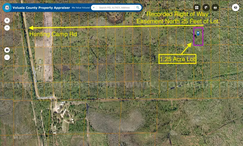 1.25 Acre Volusia County, Florida No Reserve