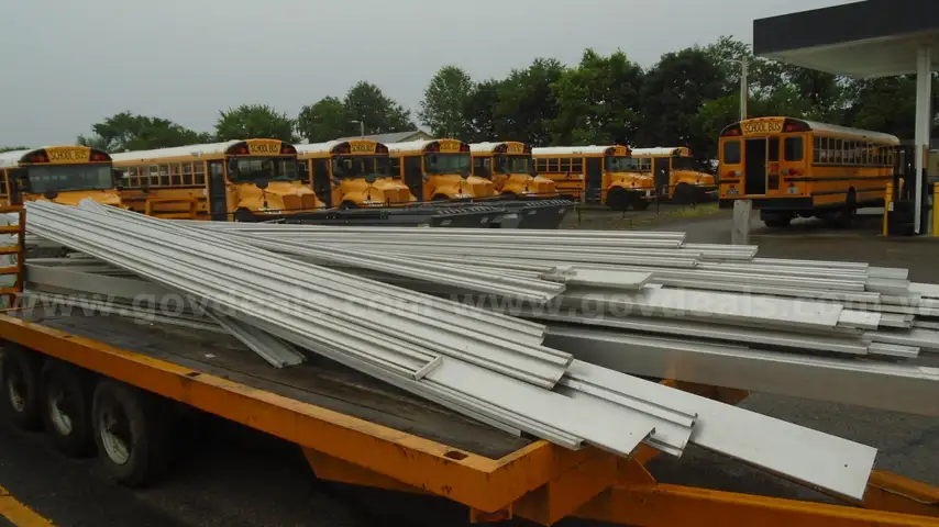 1 X 6 X 24 Aluminum Bleacher Steps (Approx. 50 pieces)