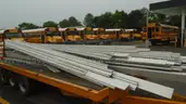 1 X 6 X 24 Aluminum Bleacher Steps (Approx. 50 pieces)
