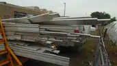 1 X 6 X 24 Aluminum Bleacher Steps (Approx. 50 pieces)