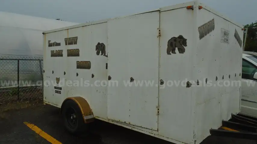 6.5 ft. X 12 ft. Enclosed Single Axle Trailer