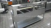 Aerohot Stainless Steel Kitchen Warming Table 5 Burner, No Pans