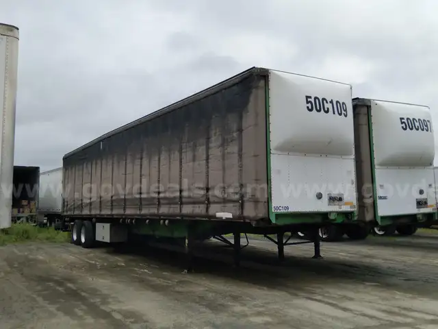 2014 Utility Trailer MFG Co TS2CHA 50 x 8 Ft Curtain Side Trailer
