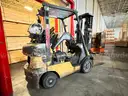 2007 Caterpillar C5000 5000 Lb Capacity Pneumatic Tire Forklift