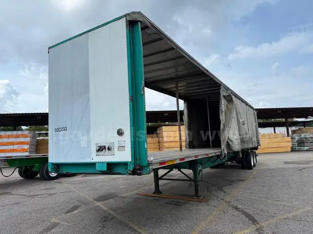 2007 Utility Trailer TS2CHA 50 Ft T/A Curtain Side Trailer