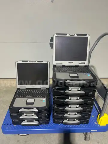 Lot of 9 Panasonic Toughbooks (3 - CF-30CWQAZBM, 6 - CF-31Q5AAX1M)