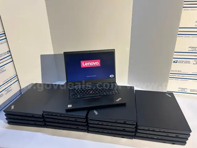 Lot of 19 Lenovo ThinkPad Laptops i3-10th gen, 14in Screen