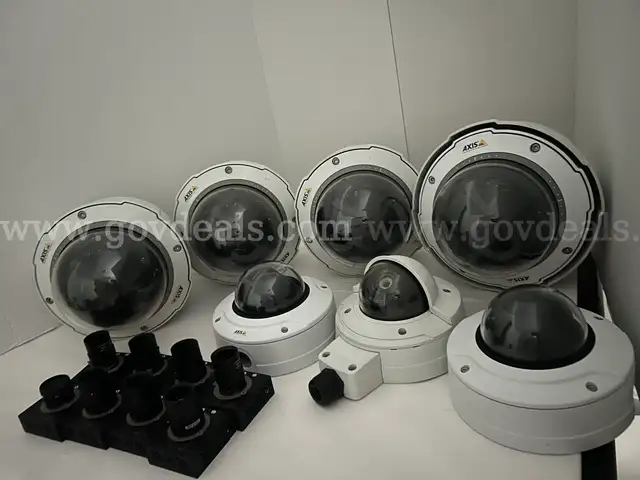 Lot of Axis Communications IP Cameras: Industrial Grade, Camera Equipment
