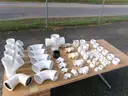 1 Lot of Plastic Pipe and Fittings.
