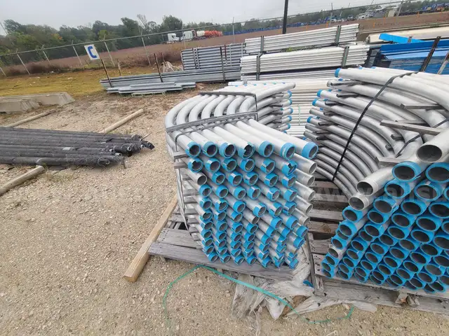 Conduit, 3/4in to 6in, 10ft, Aluminum, PVC, 90 Degree, 1 Lot