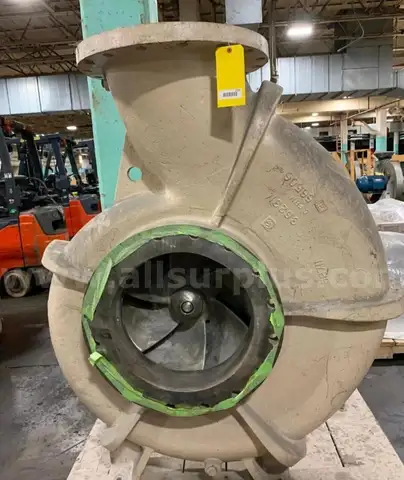18" 150 Goulds Centrifugal Pump 316 SS Pump Casing & Impeller Model 3175L 1180 RPM, Qty 1