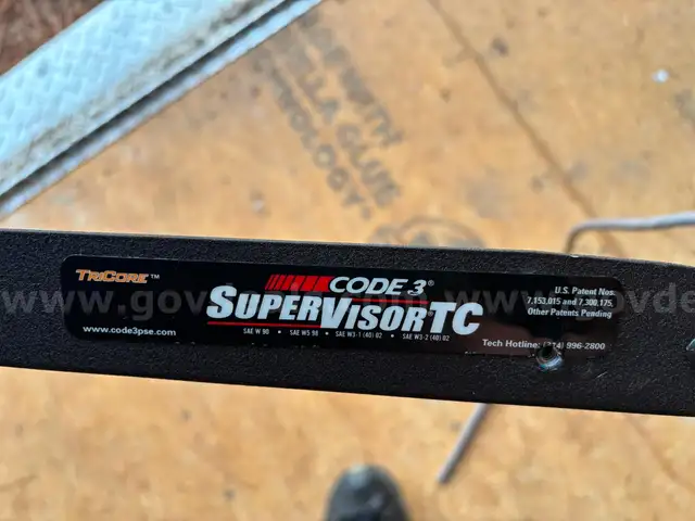 Code 3 Supervisor TC Light Bar