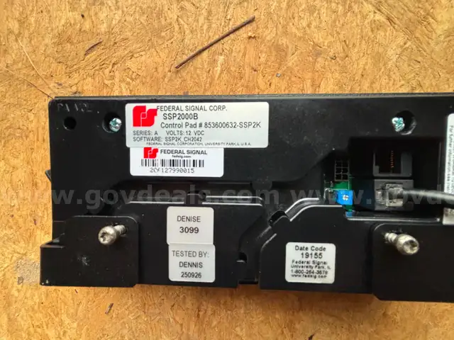 Federal Signal Smart Controller Series B