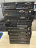 A lot of 9 mini PCs total. Lenovo ThinkCentre Ryzen Pro, intel Core i3, and Dell OptiPlex