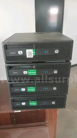 HP EliteDesk Desktop Computers (Qty: 4)