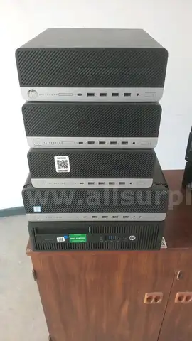 HP EliteDesk Desktop Computers (Qty: 5)