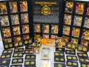 1996 Pinnacle Mint Coins &#x26; Cards Hockey-Gold-Silver-brass coins-large lot