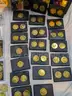 1996 Pinnacle Mint Coins &#x26; Cards Hockey-Gold-Silver-brass coins-large lot