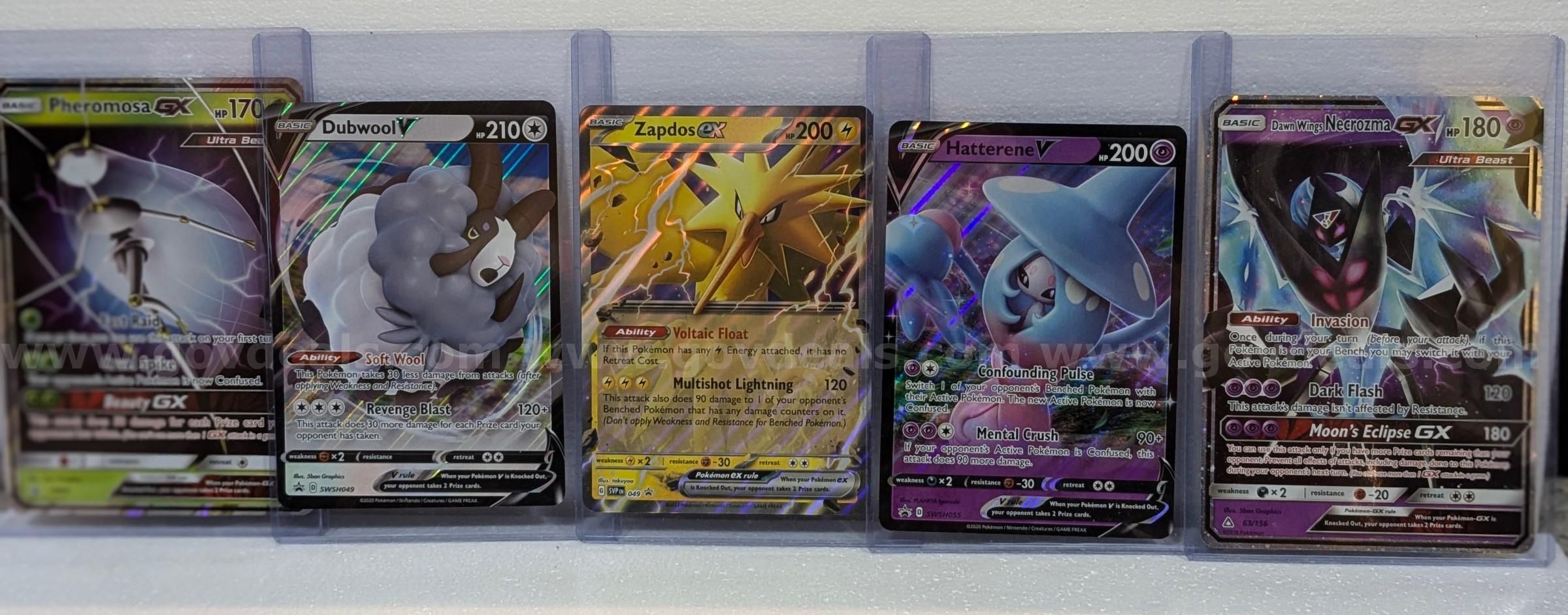 Pokemon Black Star/Rare Promo Oversized Cards In Toploaders