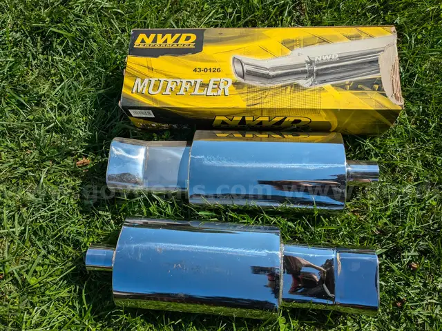 stainless Muffler set -New