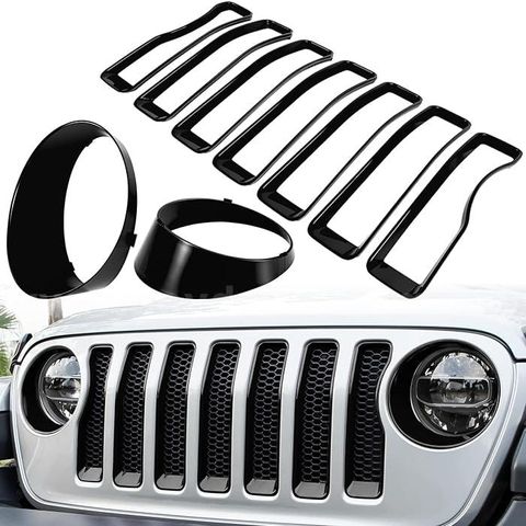 Jeep Grille inserts/Bezels Trim- Brand New Sealed