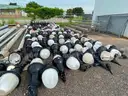 Lot of Roadway Lighting Fixtures