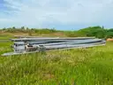 Lot of Traffic Signal Poles and Roadway Lighting Poles