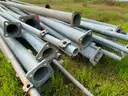 Lot of Traffic Signal Poles and Roadway Lighting Poles