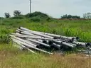 Lot of Traffic Signal Poles and Roadway Lighting Poles
