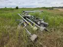 Lot of Traffic Signal Poles and Roadway Lighting Poles