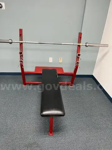 Commercial Flat Bench - Bench Press with Olympic bar