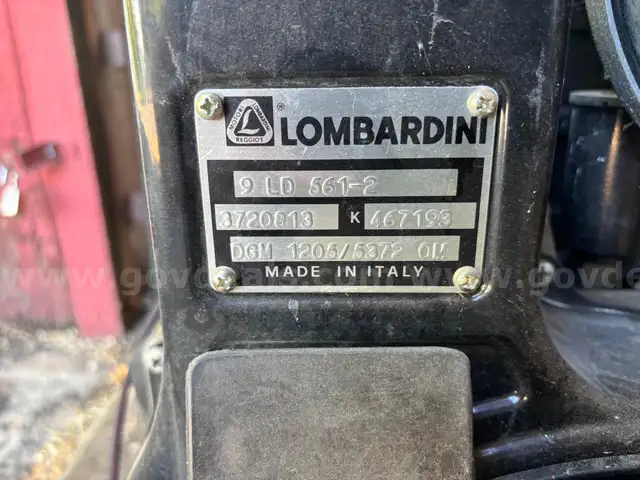 Lombardini Engine with Darley pump