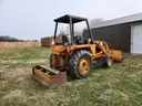Case 580C Construction King with Loader and Box Scraper