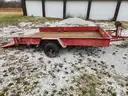Global Factory Products Red Trailer