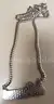 Gent&#x27;s 10k White Gold Necklace with Pendant