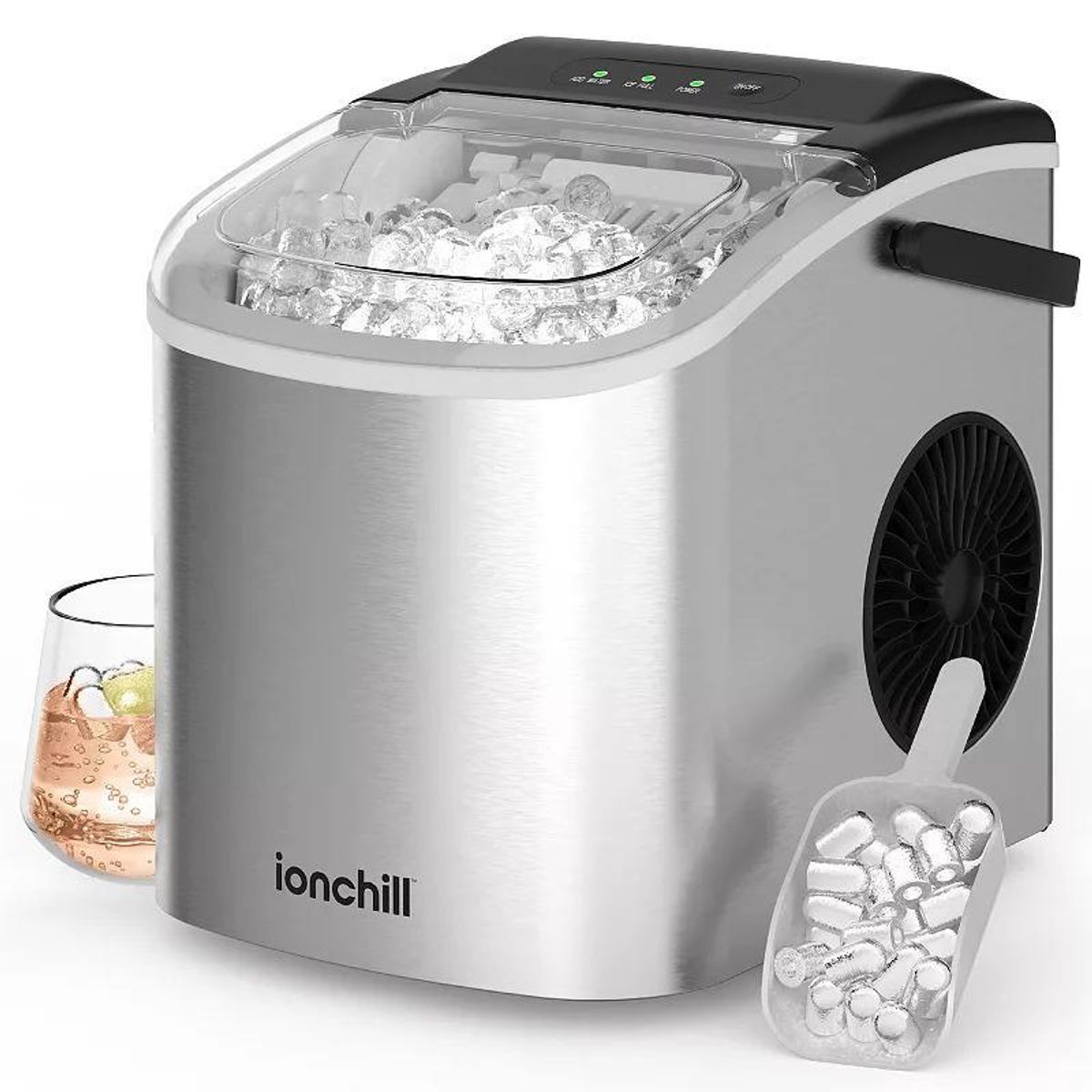 Tzumi Ionchill Quickcube Bullet Ice Maker 