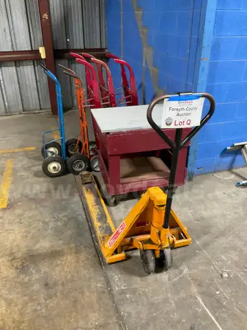 October 2025 Lot Q- Assorted Warehouse Moving Equipment