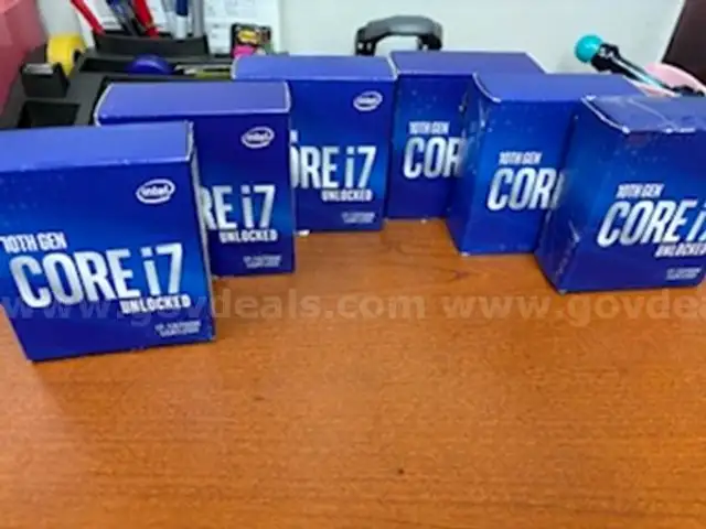 Intel i7 10700k 3.8ghz Processors - lot of 6 - NEW IN BOX