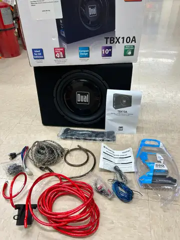DUAL ELECTRIC 10-IN ENCLOSED SUBWOOFER