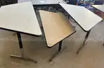 Trapezoid Tables - Lot of 3