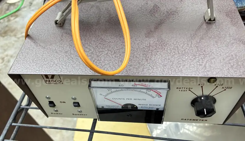 Vintage Redco Science Ratemeter