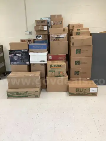 Lot of 100 Boxes of Books