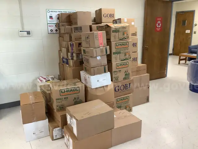 Lot of 100 Boxes of Books