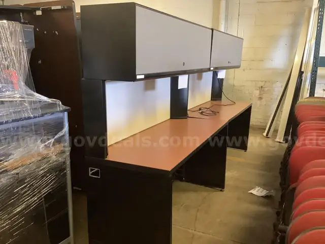 Lot of 2 Study/Office Desks with hutch
