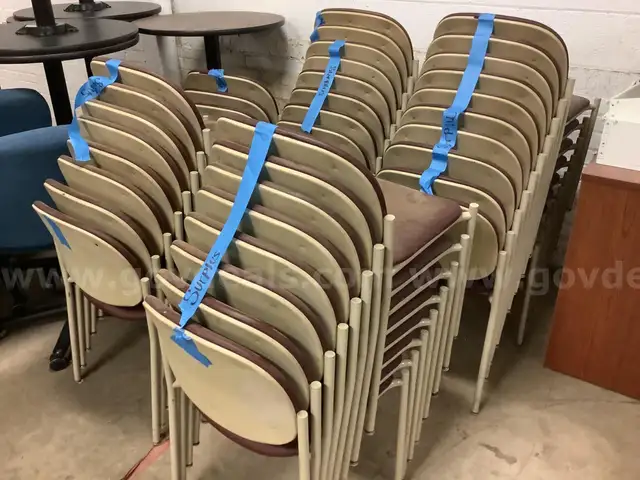 Lot of Stackable Chairs