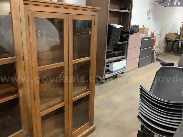 Wooden Display Cabinet
