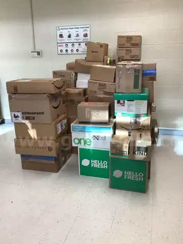 Lot of approximately 100 Boxes of Books