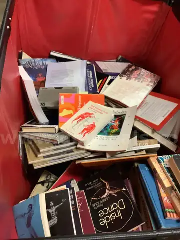Lot of approximately 1 tub of books