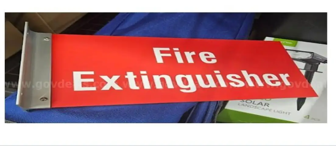 Fire Extinguisher Signs