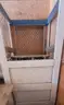 Wooden dunking booth